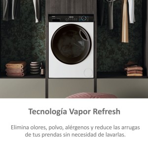 Lavadora Secadora Haier HWD100BP14939IB Blanca 10 Kg / 6 Kg de Capacidad 1400rpm