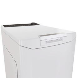Waschmaschine der oberen Last Haier THASN286TM5S Weiß 8 kg Kapazität 1200rpm