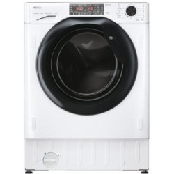 Lavadora Secadora Integrable Haier HWDQ90B416FWBS Blanca 9 Kg / 5 Kg de Capacidad 1600rpm