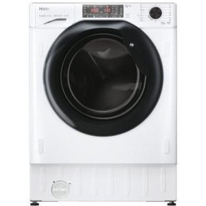 Integrierbare Waschmaschine Trockner Haier HWDQ90B416FWBS Weiß 9 kg / 5 kg Kapazität 1600rpm