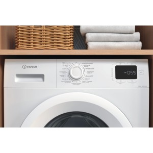 Lavadora Indesit IM962MYTIMESPT Blanca 9 Kg de Capacidad 1200rpm