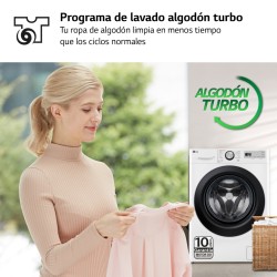 Waschmaschine LG F4WR5011A6F Weiß 9 kg Kapazität 1400rpm