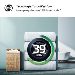 Lavadora Secadora LG W4X1085NWH Blanco 8 / 5 Kg de Capacidad 1400rpm