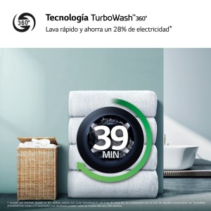 Lavadora Secadora LG W4X1085NWH Blanco 8 / 5 Kg de Capacidad 1400rpm
