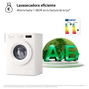 Lavadora Secadora LG W4X1085NWH Blanco 8 / 5 Kg de Capacidad 1400rpm