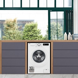 Lavadora Secadora LG F4DR5009A3W Blanco 9 / 6 Kg de Capacidad 1400rpm
