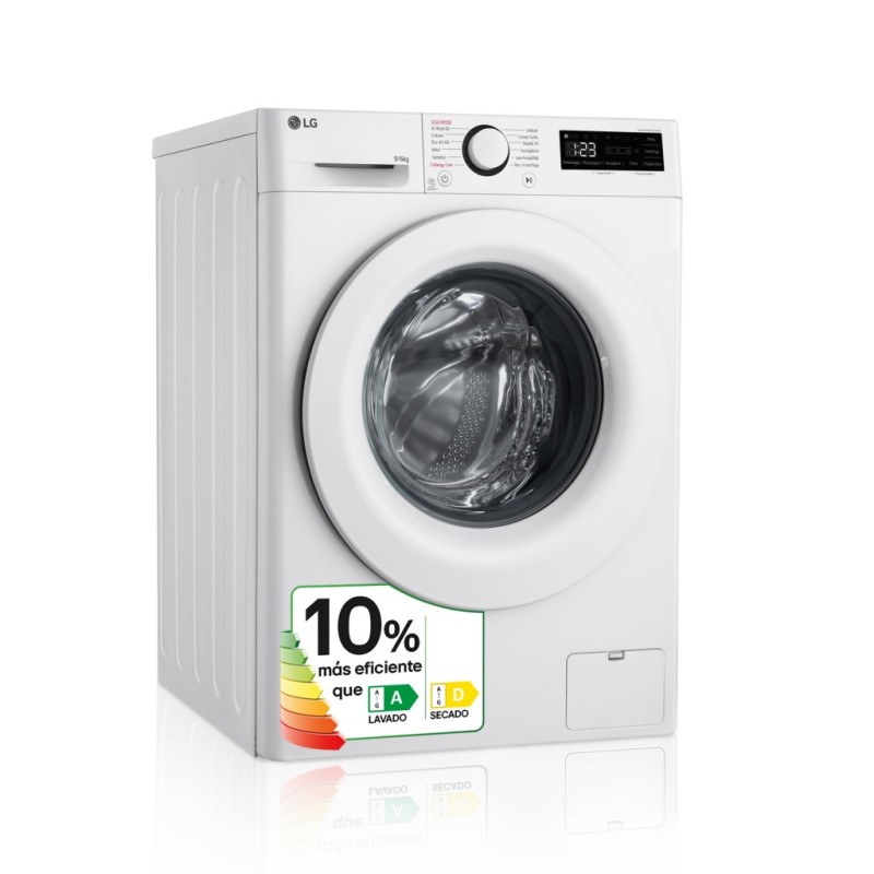 Waschmaschine Trockner LG F4DR5009A3W Weiß 9 / 6 kg Kapazität 1400rpm Waschmaschine Trockner LG F4DR5009A3W Weiß 9 / 6 kg Kapazität 1400rpm