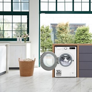 Waschmaschine Trockner LG F4DR6010A0W Weiß 10 / 6 kg Kapazität 1400rpm