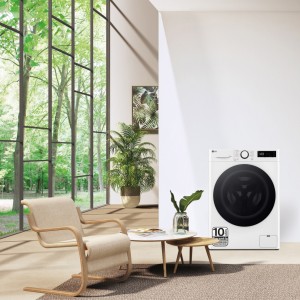 Lavadora Secadora LG F4DR6010A0W Blanco 10 / 6 Kg de Capacidad 1400rpm