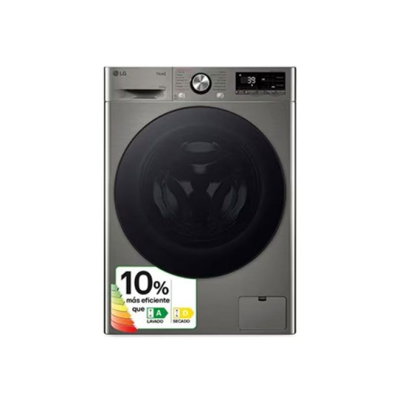 Lavadora Secadora LG F4DR7009AGS Inox Antihuellas 9 / 6 Kg de Capacidad 1400rpm Lavadora Secadora LG F4DR7009AGS Inox Antihuellas 9 / 6 Kg de Capacidad 1400rpm