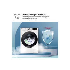 Lavadora LG F4WR7013AGW Blanca 13 Kg de Capacidad 1400rpm