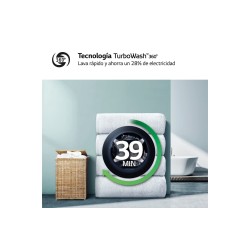 Lavadora LG F4WR7013AGW Blanca 13 Kg de Capacidad 1400rpm