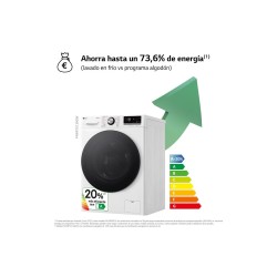 Lavadora LG F4WR7013AGW Blanca 13 Kg de Capacidad 1400rpm