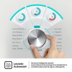 Lavadora Hisense WF3S1043BW3 Blanca 10,5 Kg de Capacidad 1400rpm