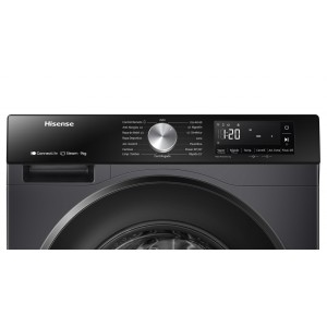 Lavadora Hisense WF3S9043BB3 Negro 9 Kg de Capacidad 1400rpm