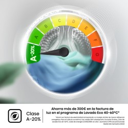 Lavadora Hisense WF3S1045BW3 Blanca 10,5 Kg de Capacidad 1400rpm