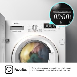 Lavadora Integrable Hisense WF3M841BWIES 8 Kg de Capacidad 1400rpm