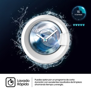 Lavadora Integrable Hisense WF3M841BWIES 8 Kg de Capacidad 1400rpm