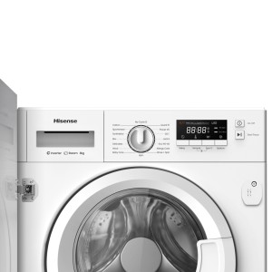 Lavadora Integrable Hisense WF3M841BWIES 8 Kg de Capacidad 1400rpm