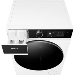 Lavadora Hisense WF5I1045BWQ Blanca 10,5 Kg de Capacidad 1400rpm