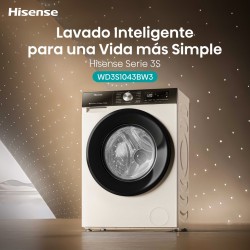 Lavadora Secadora Hisense WD3S1043BW3 Blanca 10,5 / 6 Kg de Capacidad 1400rpm