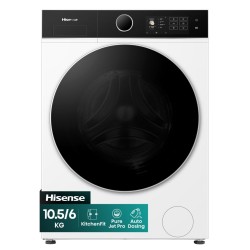 Lavadora Secadora Hisense WD5I1045BWQ Blanca 10,5 / 6 Kg de Capacidad 1400rpm