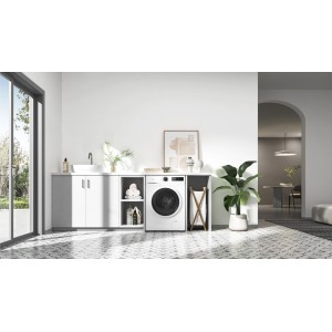 Lavadora Midea MF110W90BA10WES Blanca 9 Kg de Capacidad 1400rpm