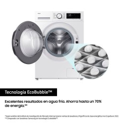Lavadora Samsung WW90CGC04DTEEC Blanca 9 Kg de Capacidad 1400rpm