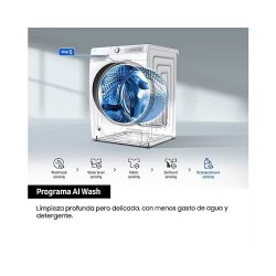 Lavadora Samsung WW11DG5B25THEC Blanca 11 Kg de Capacidad 1400rpm