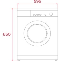 Waschmaschine Teka WMK40740DSS Inox 7 kg Kapazität 1200rpm