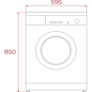 Lavadora Teka WMK40740DSS Inox 7 Kg de Capacidad 1200rpm