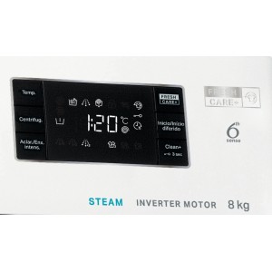 Lavadora Whirlpool FFB8489BVSPT Blanca 8 Kg de Capacidad 1400rpm