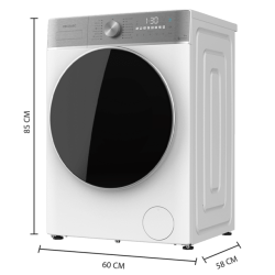 Lavadora Cecotec Bolero DressCode 9800 Inverter A Blanca 9 Kg de Capacidad 1400rpm