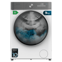 Lavadora Cecotec Bolero DressCode 9800 Inverter A Blanca 9 Kg de Capacidad 1400rpm