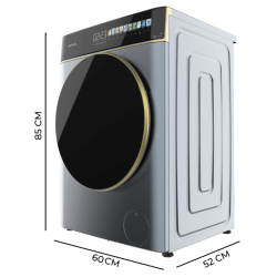 Lavadora Cecotec Bolero DressCode 8900 Inverter FullColor Ice Blue A 8 Kg de Capacidad 1400rpm