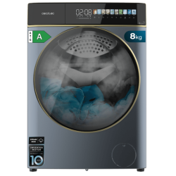 Lavadora Cecotec Bolero DressCode 8900 Inverter FullColor Ice Blue A 8 Kg de Capacidad 1400rpm