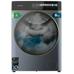 Lavadora Cecotec Bolero DressCode 8900 Inverter FullColor Ice Blue A 8 Kg de Capacidad 1400rpm
