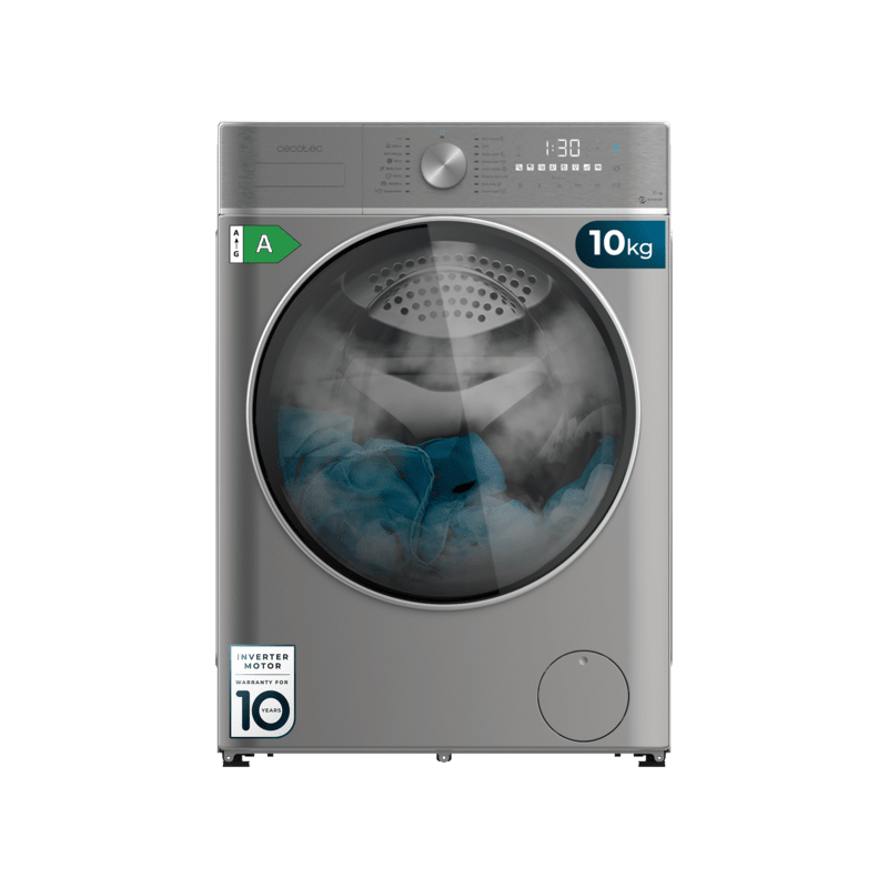Lavadora Cecotec Bolero DressCode 10800 Inverter Steel A 10 Kg de Capacidad 1400rpm Lavadora Cecotec Bolero DressCode 10800 Inverter Steel A 10 Kg de Capacidad 1400rpm