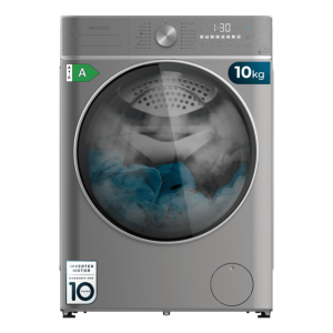 Lavadora Cecotec Bolero DressCode 10800 Inverter Steel A 10 Kg de Capacidad 1400rpm