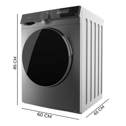 Lavadora Cecotec Bolero DressCode 121000 Steel 12 Kg de Capacidad 1400rpm