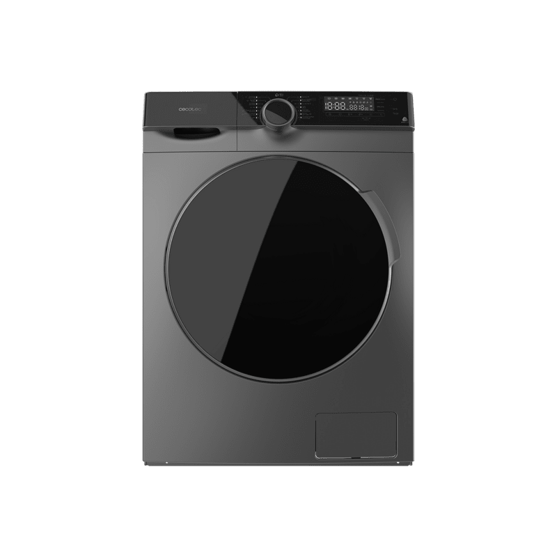 Lavadora Cecotec Bolero DressCode 121000 Steel 12 Kg de Capacidad 1400rpm