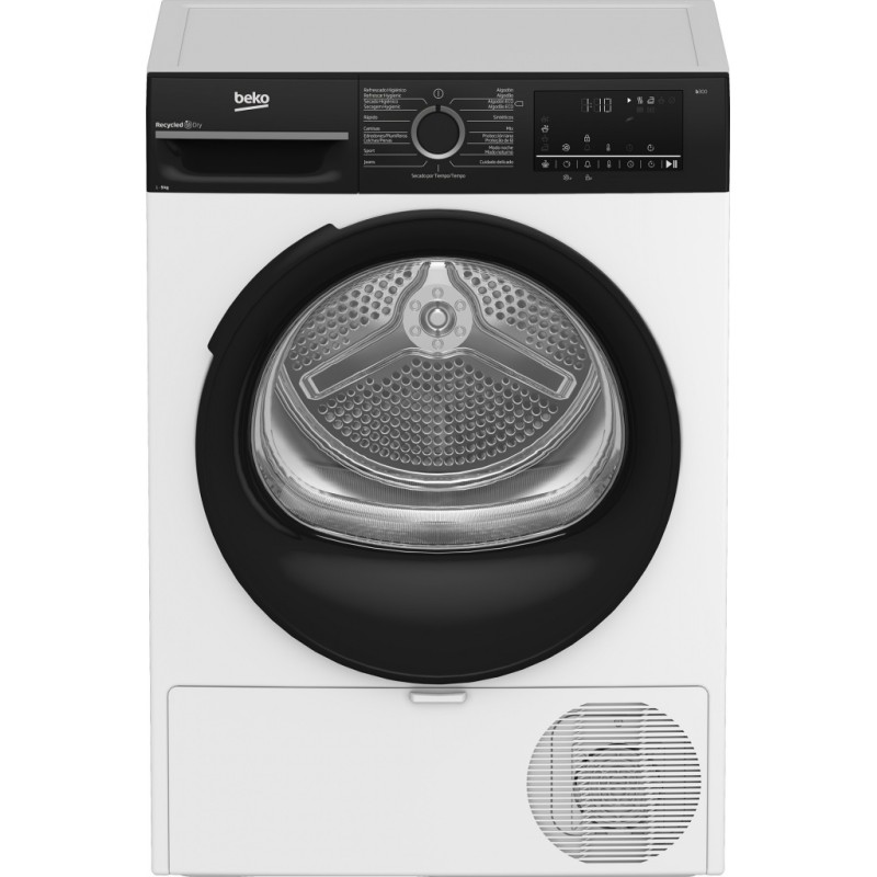 Trockner mit Wärmepumpe Beko BM3T49240W Weiß 9 kg Kapazität