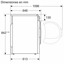 Trockner mit Wärmepumpe Bosch WTR83200ES Weiß 8 kg Kapazität