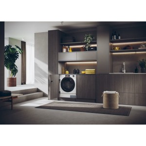Trockner mit Wärmepumpe integrierbar Haier HDBIH7A2TBEXS Weiß 7 kg Kapazität