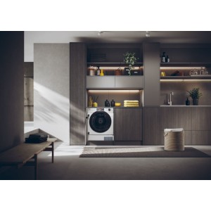 Trockner mit Wärmepumpe integrierbar Haier HDBIH7A2TBEXS Weiß 7 kg Kapazität