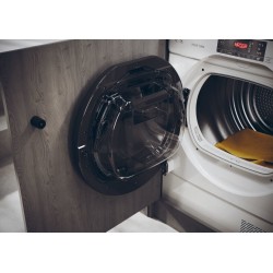 Trockner mit Wärmepumpe integrierbar Haier HDBIH7A2TBEXS Weiß 7 kg Kapazität