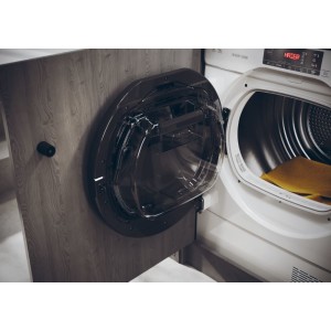 Trockner mit Wärmepumpe integrierbar Haier HDBIH7A2TBEXS Weiß 7 kg Kapazität