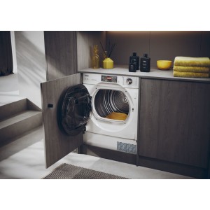 Trockner mit Wärmepumpe integrierbar Haier HDBIH7A2TBEXS Weiß 7 kg Kapazität