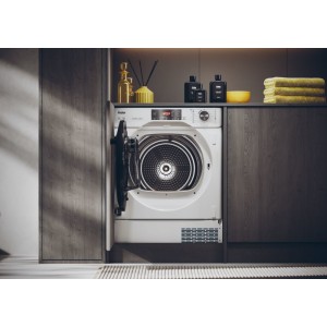 Secadora Bomba de Calor Integrable Haier HDBIH7A2TBEXS Blanca 7 Kg de Capacidad
