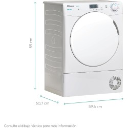 Kondensation Trockner Candy CSEC8LFS Weiß 8 kg Kapazität